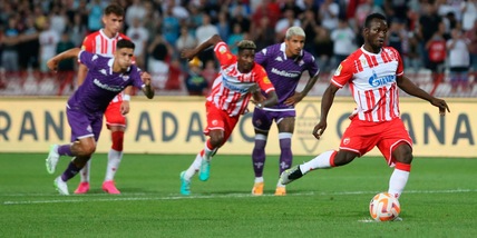 Crollo Fiorentina, manita Stella Rossa: Arthur in campo nella ripresa