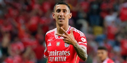 Di Maria, subito gol e titulo per l'ex Juve: Supercoppa Benfica, Porto ko