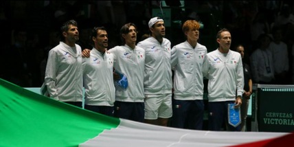 Tennis, l'Italia svela il quintetto per la Coppa Davis
