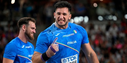 Fabbri, argento nel peso: prima medaglia Italia al Mondiale di atletica