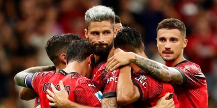 Crollo Torino, poker Milan e Sanabria ko. La Roma cade a Verona