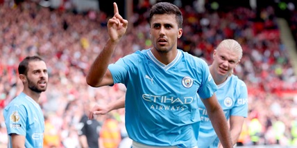 Rodri salva il City, Zaniolo debutta con l’Aston Villa. Rimonta Liverpool