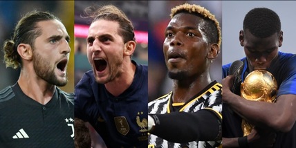 Juventus e Francia: Rabiot e Pogba, testa e croce per Allegri e Deschamps