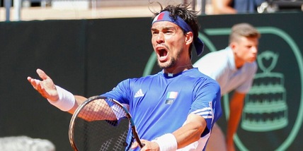 Fognini fuori dall'Italia di Davis, è bufera: "Fatto fuori senza rispetto"