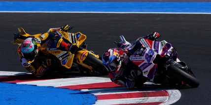 Classifica MotoGP dopo Misano: Bagnaia limita i danni, Martin accorcia