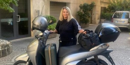 Da Pagani a Cuneo: in scooter per firmare e festeggiare il contratto