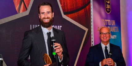 Basket, Datome riceve il premio alla carriera negli LBA Awards 2023