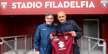 Spalletti all'allenamento del Torino: colloquio con Juric