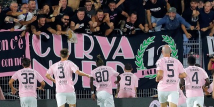 Brunori fa volare il Palermo a Venezia, pari tra Reggiana e Pisa