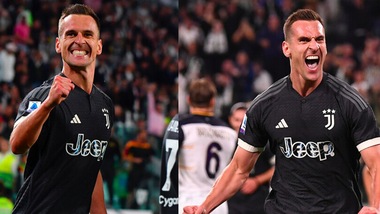 Milik decisivo in Juve-Lecce: che esultanza per il primo gol stagionale