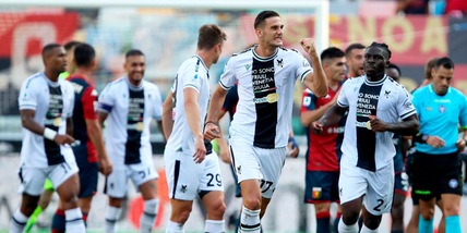 Genoa, doppio Gudmundsson non basta: pari Udinese su autogol allo scadere