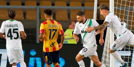 Krstovic risponde a Berardi: il Lecce tiene a -2 il Sassuolo
