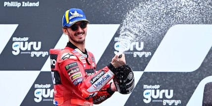 Gioia Bagnaia, in Australia allunga su un Martin folle: da primo a quinto!
