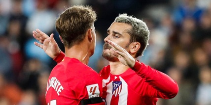 Griezmann trascina l'Atletico con una tripletta. Real bloccato da Ramos