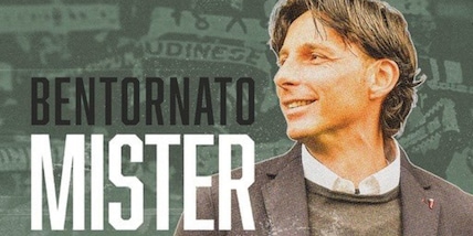 Cioffi è il nuovo allenatore dell'Udinese: la nota ufficiale