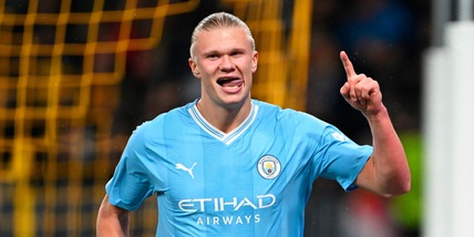 Haaland, doppietta, numeri record. Guardiola: “Critiche a Erling? Invidia"