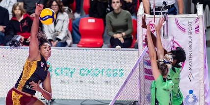 Roma batte Bergamo in tre set