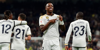 Girona primo ma il Real non molla: manita al Valencia, show Vinicius