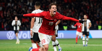 Yildiz, gioiello contro la Germania: il primo gol con la Turchia è una perla