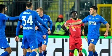 Papera Berisha e autogol Rafia: 1-1 tra Empoli e Lecce