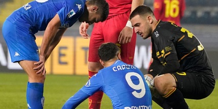 Andreazzoli, Empoli-Lecce: "Caputo? Crampi. Aspetto Baldanzi". Su Berisha...