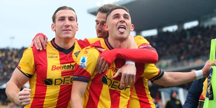 Il Lecce beffa il Frosinone nel finale: a Di Francesco non basta Kaio Jorge