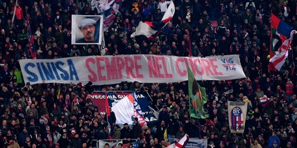 "Sinisa sempre nel cuore": il ricordo di Mihajlovic prima di Bologna-Roma