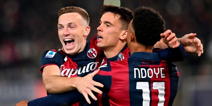 È un Bologna da Champions: quarto posto, schiacciata 2-0 la Roma di Mourinho