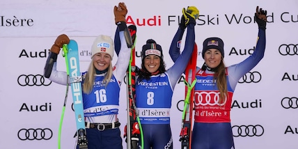 FISI-AOC - Federica Brignone ha centrato la terza vittoria in un mese nel Super-G della Val d'Isére
