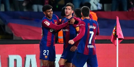 Il Barcellona torna a far festa: tre punti all’ultimo respiro con l’Almeria