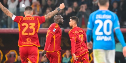 Roma, festa all’Olimpico: Napoli ko in 9. Mourinho sorpassa Mazzarri