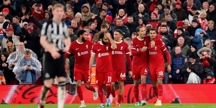 Liverpool e Salah show: poker al Newcastle, Klopp in vetta a +3 sull'Aston Villa