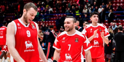 Melli trascina l'Olimpia Milano in Eurolega: 82-76, si arrende l'Alba