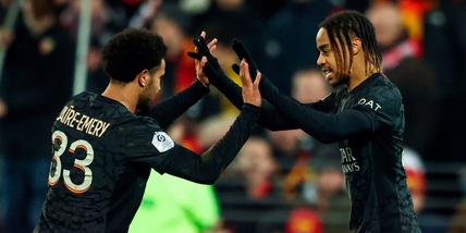 Il Psg vince a Lens con Barcola e Mbappé: ora è a +8 sul Nizza secondo