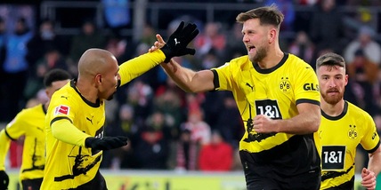 Triplo Fullkrug, il Borussia Dortmund a -1 dal 3° posto. Si rialza l'Union