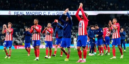 Simeone frena la fuga del Real: pari Atletico in rimonta al Bernabeu