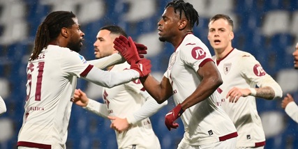 Zapata risponde a Pinamonti: 1-1 tra Sassuolo e Torino