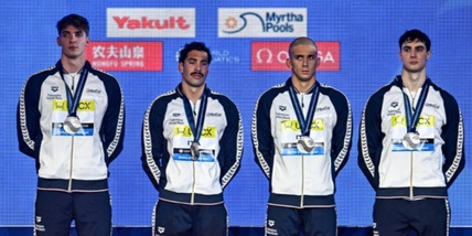 Mondiali di Doha: Miressi Argento con la Staffetta Stile Libero e Viberti strepitoso in semifinale