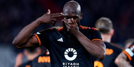Lukaku ci mette la spalla: la Roma riprende il Feyenoord. Pari per Gattuso