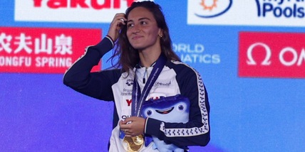 Quadarella, doppietta storica: dopo i 1500 è oro Mondiale anche negli 800 sl