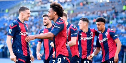 El Azzouzi-Zirkzee, il Bologna non si ferma: Lazio ko, Motta aggancia Gasp