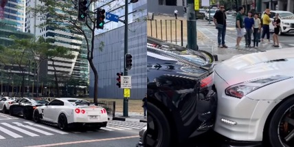 Tamponamento tra tre auto sportive, ma quanto costerà ripararle?