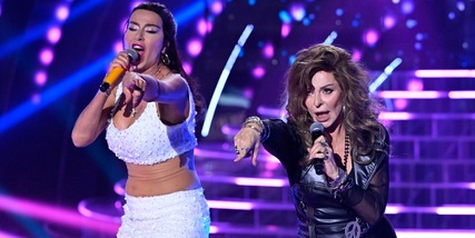 A 'Da noi... a ruota libera' Valeria Marini e Alba Parietti smentiscono la lite dietro le quinte al Tale e Quale Show