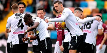 Kamara gela la Salernitana: la magia in rovesciata regala l’1-1 all’Udinese