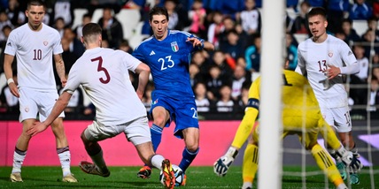 Miretti show, Casadei e Fabbian gol: vola l'Italia di Nunziata, Lettonia ko