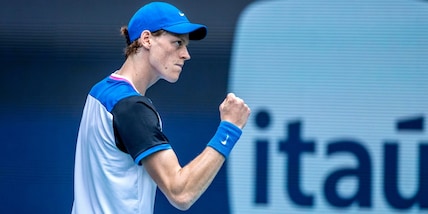 Sinner diesel a Miami: parte lento poi doma O'Connell e vola ai quarti