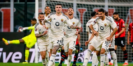 Mancini uomo derby: decide anche Milan-Roma. Strepitosa Atalanta a Liverpool