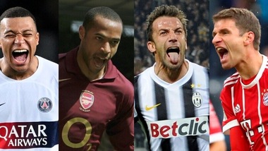 Mbappé, doppietta speciale in Champions: agganciato Del Piero, la classifica