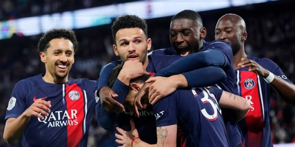 Psg, poker al Lione. Monaco secondo: Zakaria stende il Brest