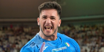 Fabbri show a Modena: peso a 22,88, miglior misura mondiale dell'anno!